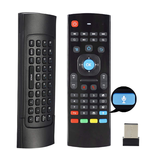 Air Mouse, IR Learning, Motion sensing game, Wirelese keyboard MX3 for Android and Smart TV Windows macOS Linux - Alqamarshop