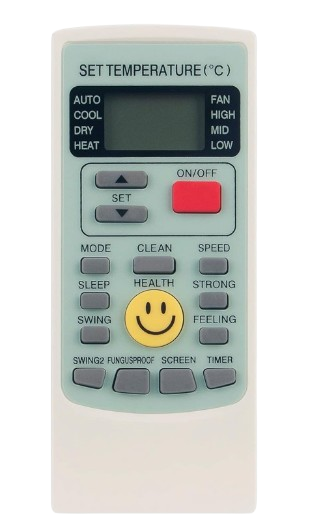 Replacement Remote fit for AUX Air Conditioner YKR-H/209E - Alqamarshop