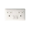 13A 2-Gang Switched Power Socket Durable and Safe Wall Outlet(T00729) - Alqamarshop