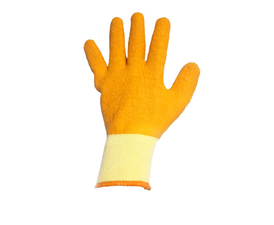 Ingco Latex Gloves – Textured Palm, Fully Coated, XL– Durable Protection for Heavy Duty Tasks (T26985) - Alqamarshop