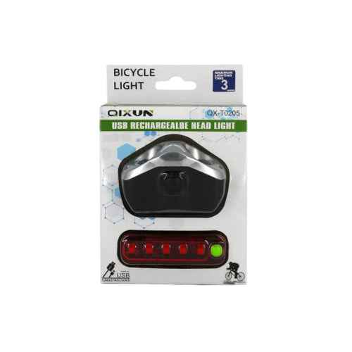 Qixun USB Rechargeable Head Light QX-T0203  Bright LED Headlamp with Adjustable Strap and Long Battery