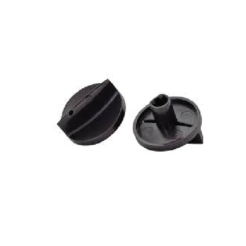 Universal Black Gas Cooker Control Knob with D-Shaped Shaft – Heat-Resistant Replacement Dial