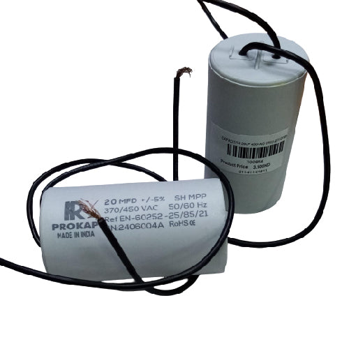 ProKap 20uF 450V AC Capacitor High-Performance Motor Start/Run Capacitor (CO Type) (T00884) - Alqamarshop