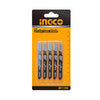 INGCO JBT118B Jigsaw Blade Set – 5 Pieces
