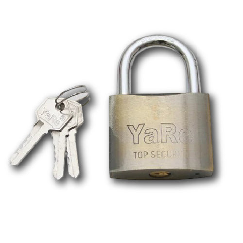 Yare Pad Lock AC Colour 32mm Reliable Security with Stylish Finish