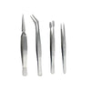 Harder Pros Kit 4-Piece Precision Tweezer Set for Electronics and Crafts (T07683) - Alqamarshop