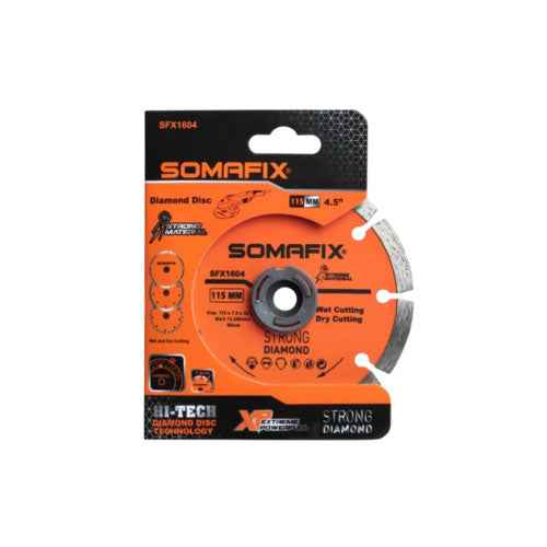 Somafix SFX1604 Diamond Disc 4.5 Inch (115mm)High-Performance Cutting Wheel