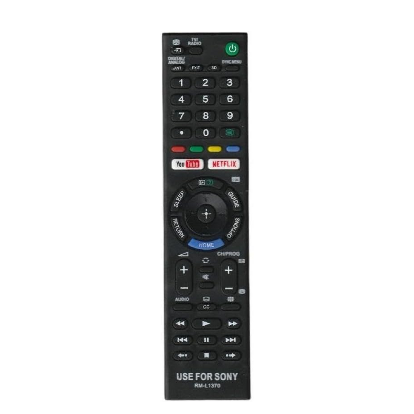 P-Box Replacement Remote Control – Compatible  with Sony LED TVs