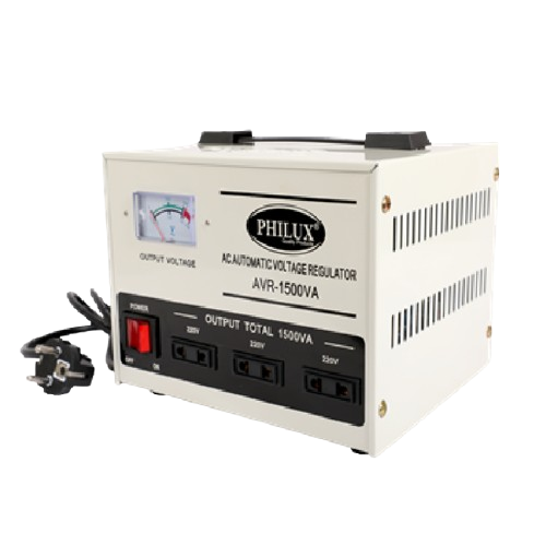 Philux Automatic Voltage Regulator AVR-500VA  (T26748) - Alqamarshop