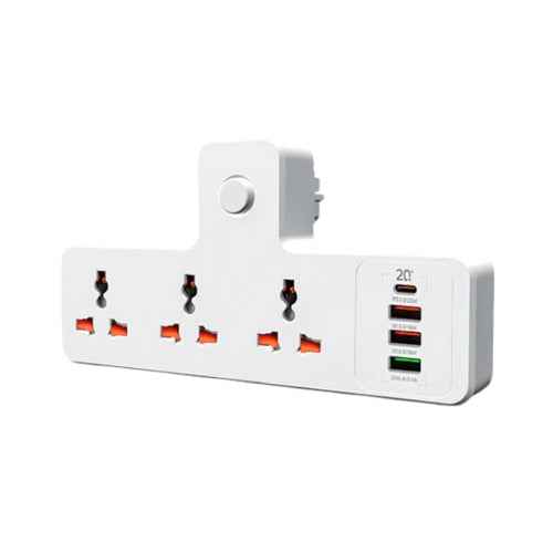 GK Guokang Power Socket 706 with 2 USB and 1 Type-C Fast Charging Extension