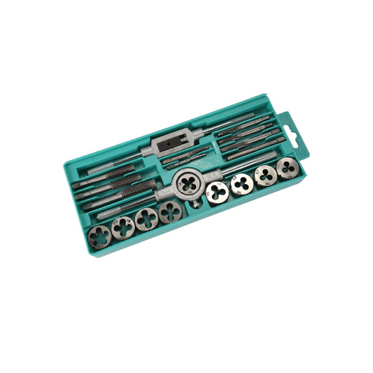 21-Piece Metric Tap and Die Set – Internal &  External Thread Repair Kit M3 to M12