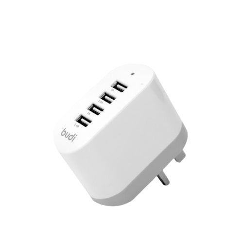 Budi Home Charger 4 USB Ports Fast and Safe Charging (T27545)