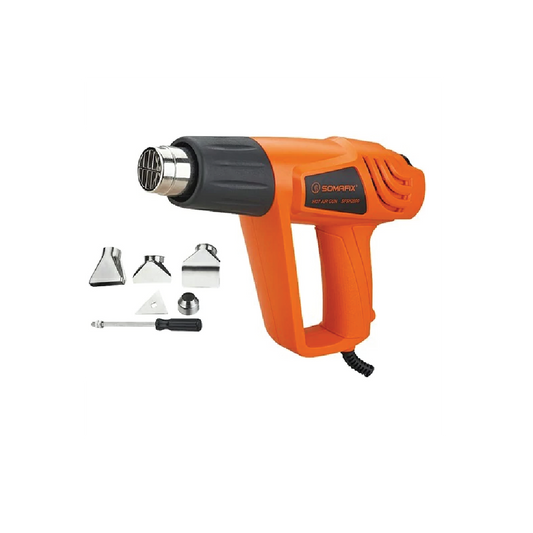 Somafix SFX8703 2000W Hot Air Gun – Dual  Temperature Heat Gun with 6-Piece Nozzle Kit