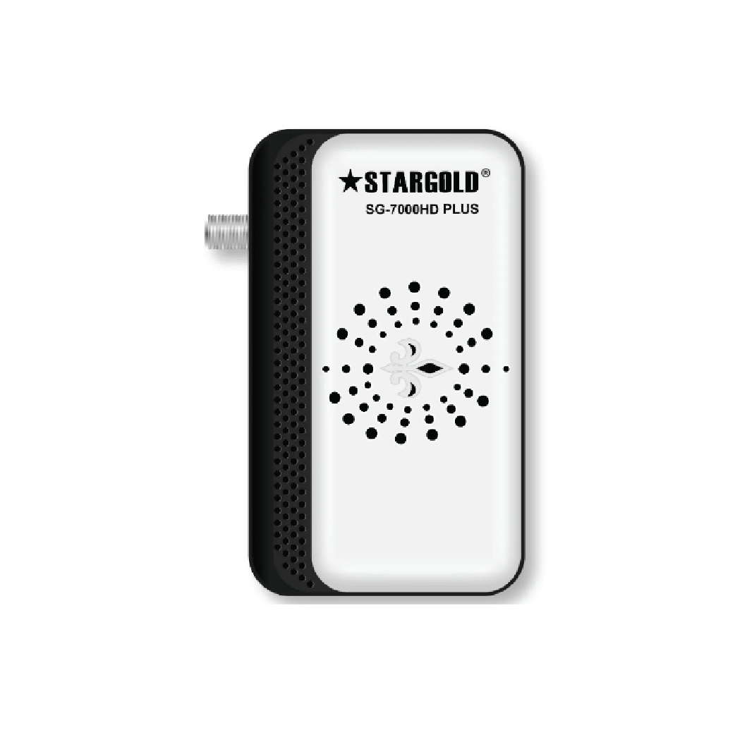 STARGOLD SG-7000HD PLUS Mini HD Satellite Receiver –  DVB-S2 Full HD Digital Set-Top Box with USB Media Playback