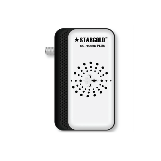STARGOLD SG-7000HD PLUS Mini HD Satellite Receiver –  DVB-S2 Full HD Digital Set-Top Box with USB Media Playback