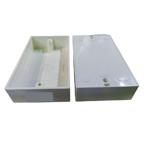 Plastic Plug Box 3×6 Durable Electrical Housing for Safe Installations (T11247) - Alqamarshop