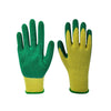 Working Gloves – Yellow & Green Safety Gloves  1 pair.