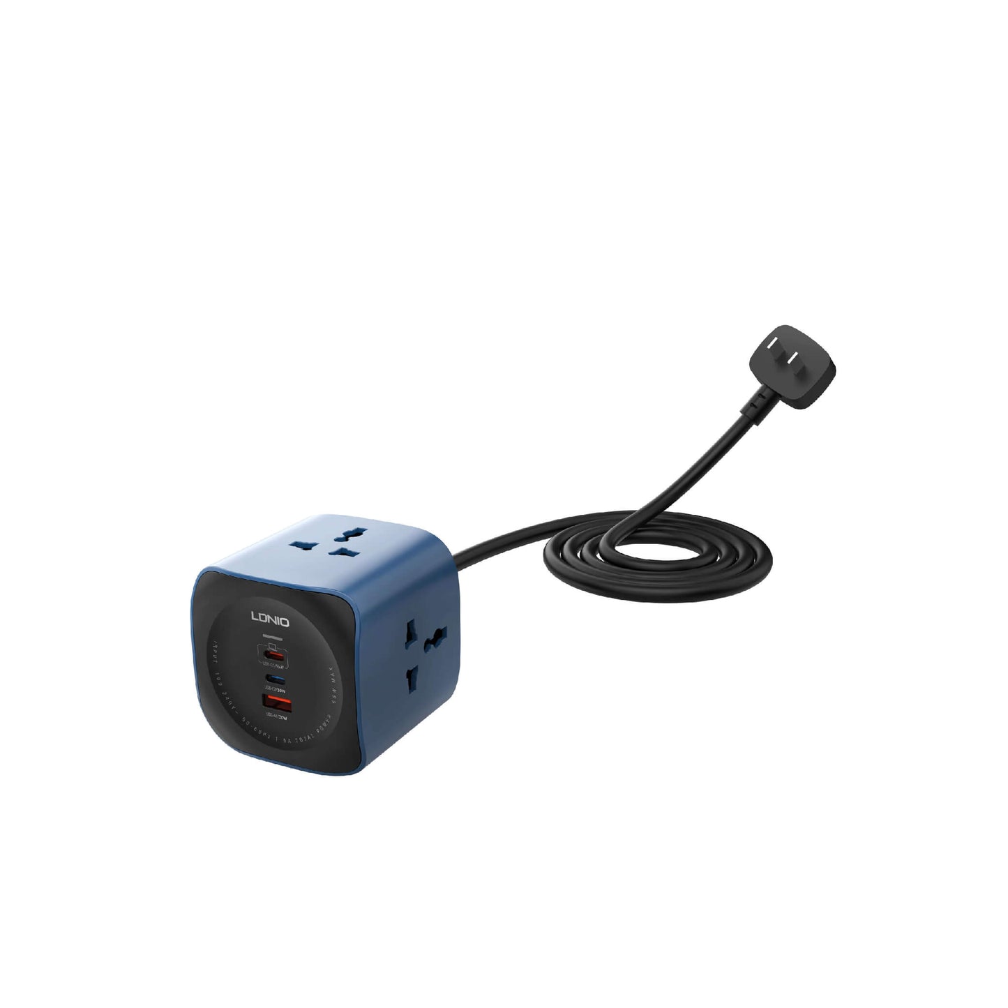 LDNIO SC3319 Universal Power Socket Cube – Multi- Outlet Extension with USB Charging Hub(s.n)