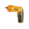 INGCO 4V Lithium-Ion Cordless Screwdriver Set with 11 Accessories