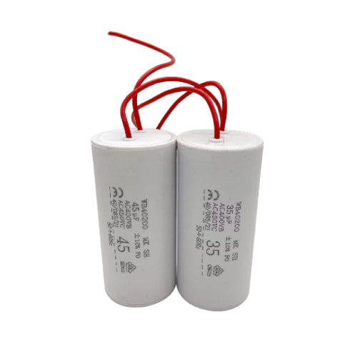 New Cap Capacitor 3µF + 1.5µF 370/440VAC 50/60Hz Dual Motor Run Capacitor (T26684) - Alqamarshop