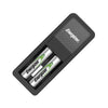 Energize Mini Rechargeable Battery Charger with 2x AA 2000mAh Batteries - Alqamarshop