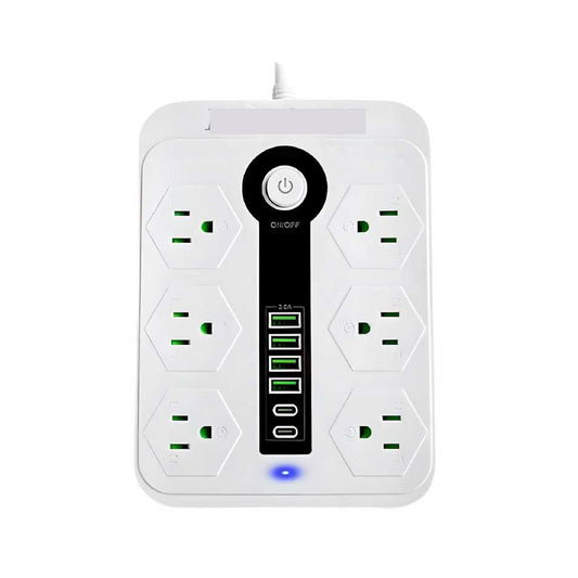 Bicchoo Power Socket Extension Lead SKT01 – 3000 واط مع منافذ USB و Type-C