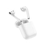 Hoco DES03 High-Quality Wireless Earbuds White (SN) - Alqamarshop