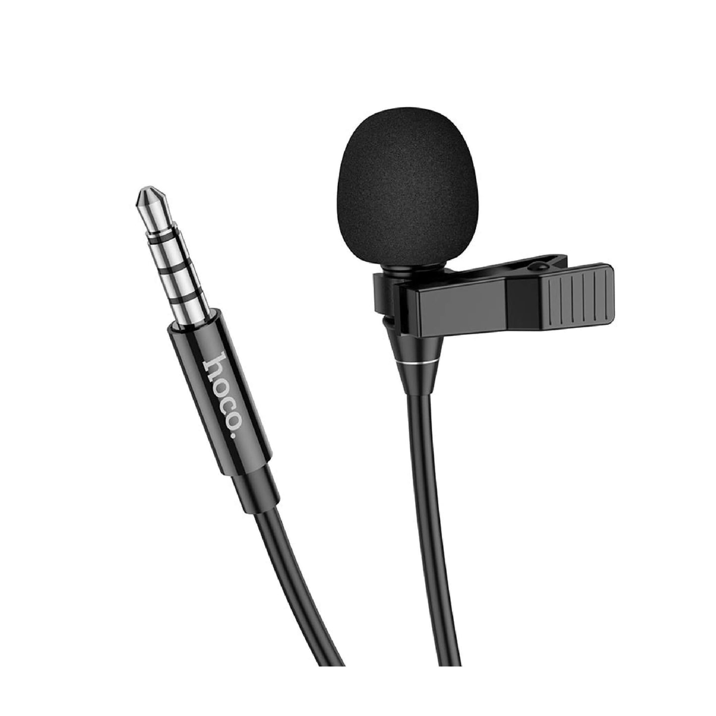 HOCO L14 3.5mm AUX Lavalier Microphone –  Clip-On Mini Mic for Clear Audio Recording(s.n)