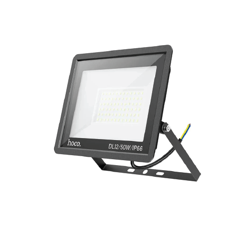 HOCO DL12 Ultra-Thin LED Flood Light – IP66 Waterproof Outdoor Lighting