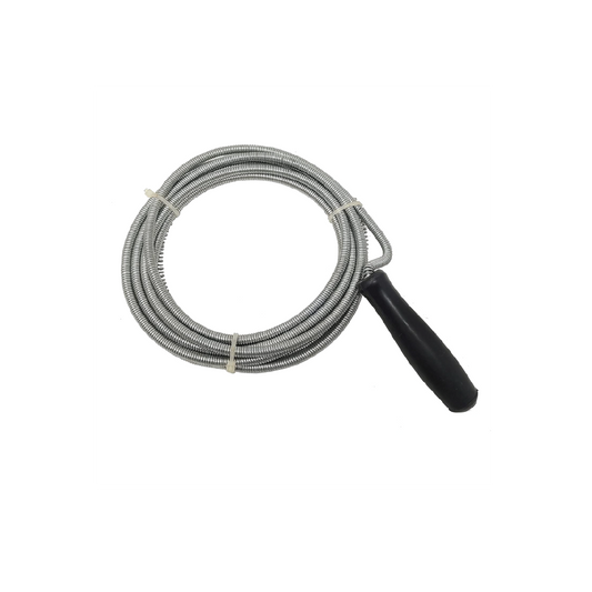 SOMA 3M Flexible Drain & Pipe Unblocker –  Spring Steel Drain Cleaning Tool with Drill Connector