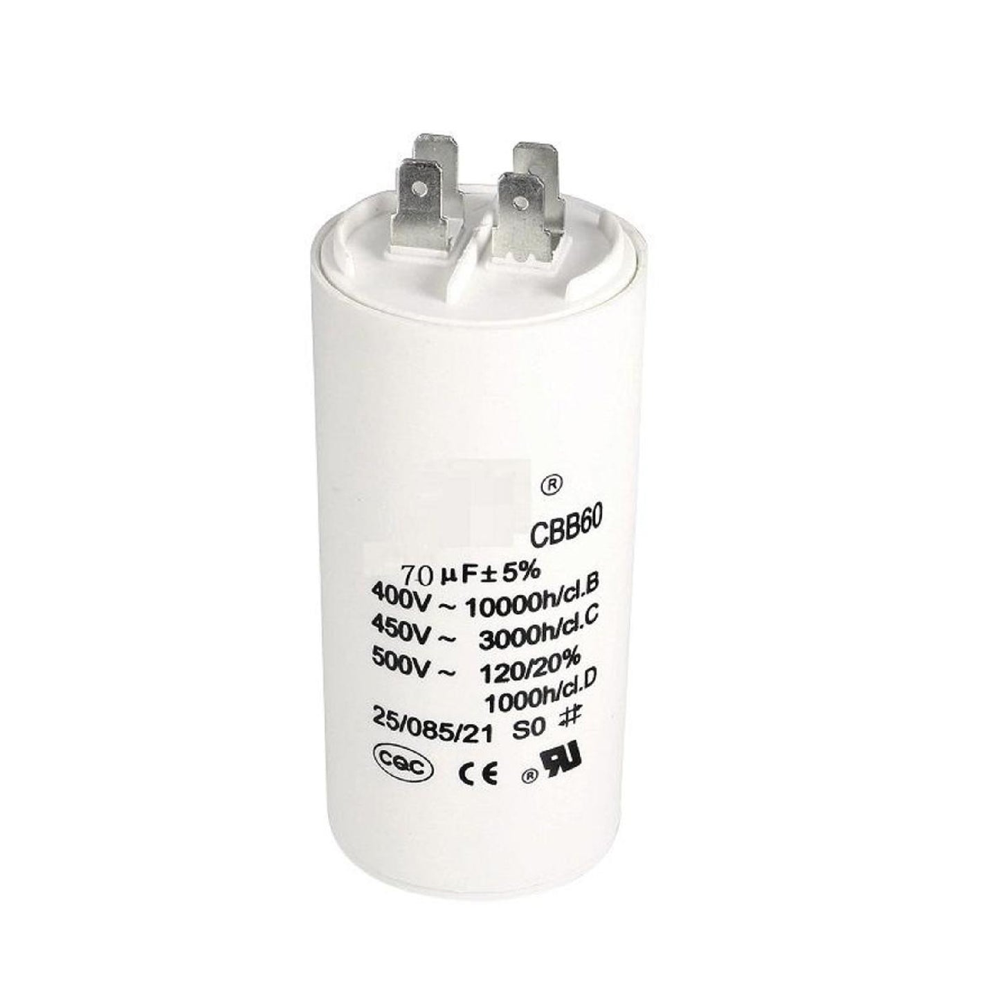 8 µF Water Pump Capacitor – ±5% Tolerance, 400–450 V
