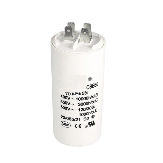 8 µF Water Pump Capacitor – ±5% Tolerance, 400–450 V