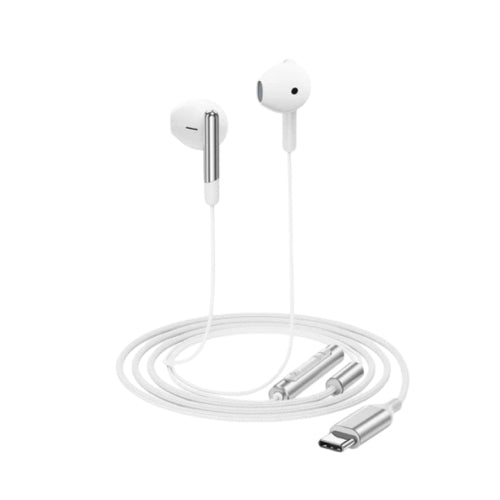 Acefast Type-C Wired Earphones with Microphone L3 White (SN)