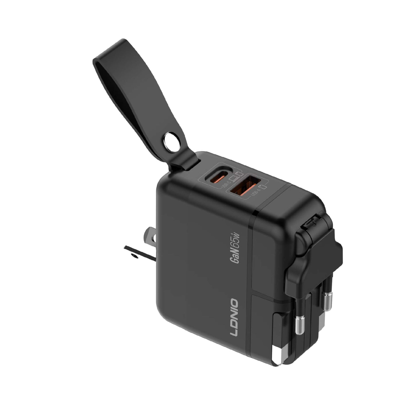 LDNIO 65W GaN Super Fast Charger Q2618 – Multi- Device USB-C PD Fast Charging Adapter(s.n)