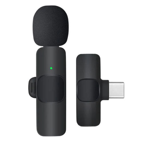 Wireless Microphone K8 Type C Clear Sound and Professional Grade Recording (T23296)