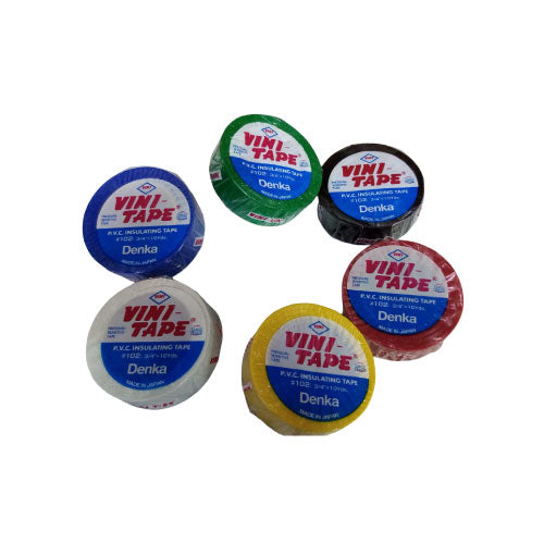 MSV Vini PVC Electrical Insulating Tape 3/4" Multi-Color (T12769) - Alqamarshop