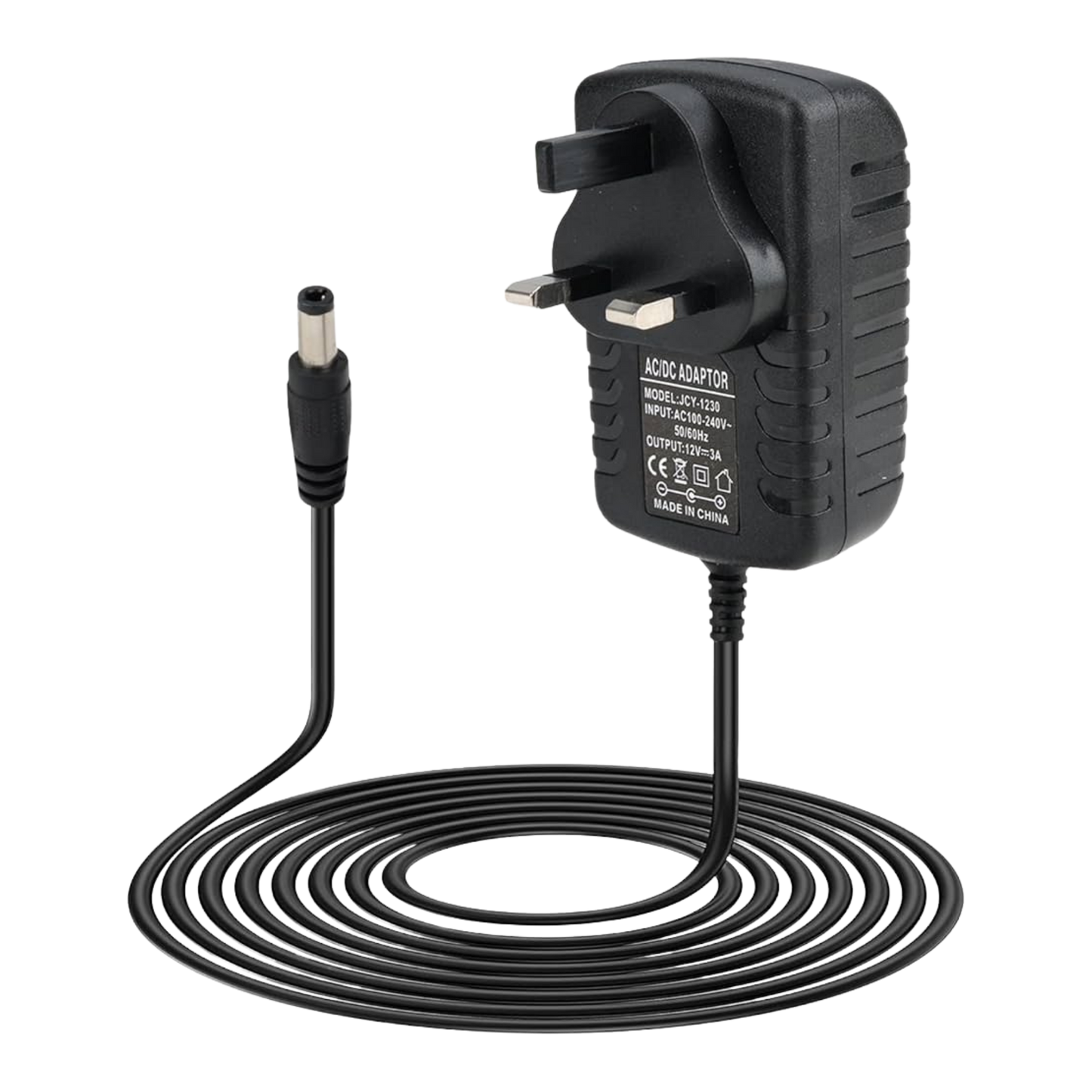 12V 1A UK 3.5MM MAINS AC-DC SWITCHING ADAPTOR POWER SUPPLY CHARGER WALL MOUNTED