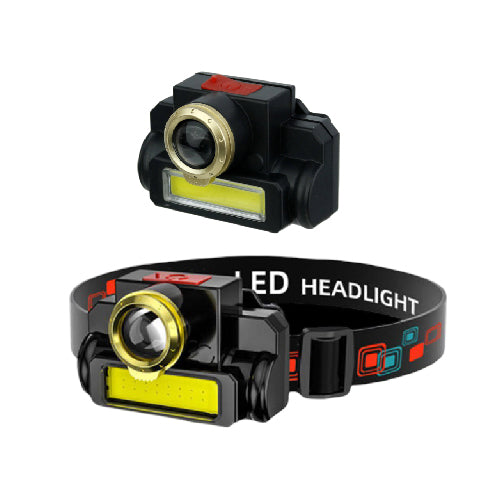 X-BAL G BL 102 USB Rechargeable Headlight XPE + COB LED (T23459)
