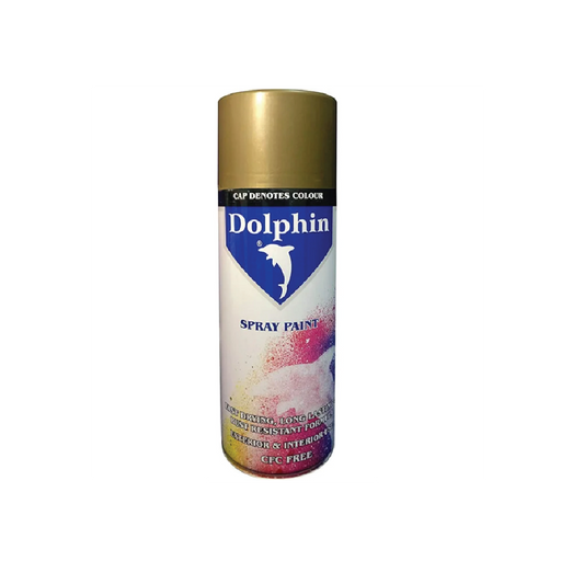 Dolphin Beige Metallic Spray Paint 280G –  CFC-Free Acrylic Resin Aerosol Paint