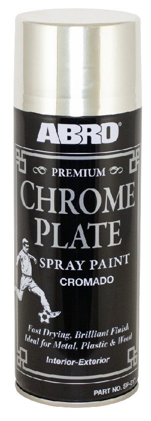 ABRO Spray Paint Premium GradeChrome Plate  (T21590)