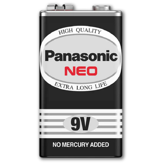Panasonic NEO 9V Battery (6F22NT/1S) – Reliable Power for High-Drain Devices! (T12983)