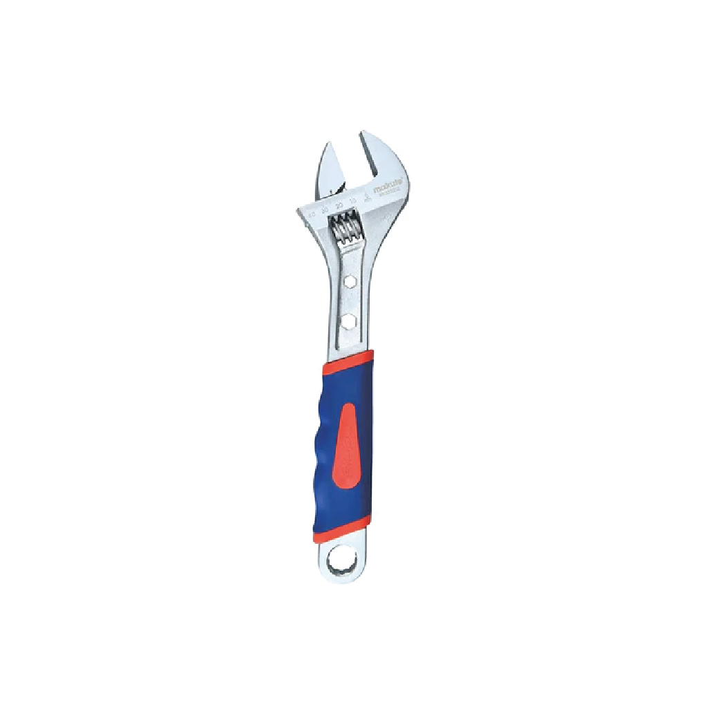 Makute T11684 12-Inch Adjustable Wrench –  Heavy-Duty CR-V Steel Spanner Hand Tool