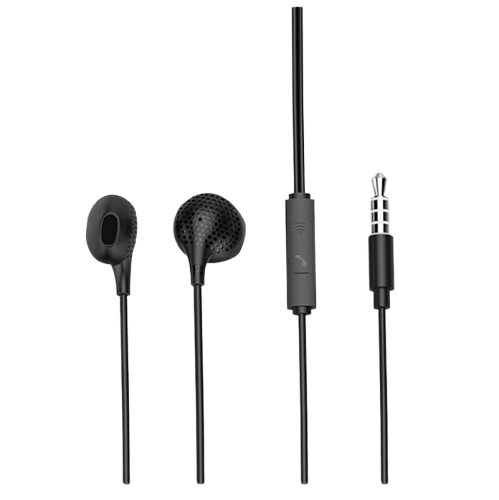 Pukka P-M32 Universal Sporty With In-Line Microphone  (T25940) - Alqamarshop