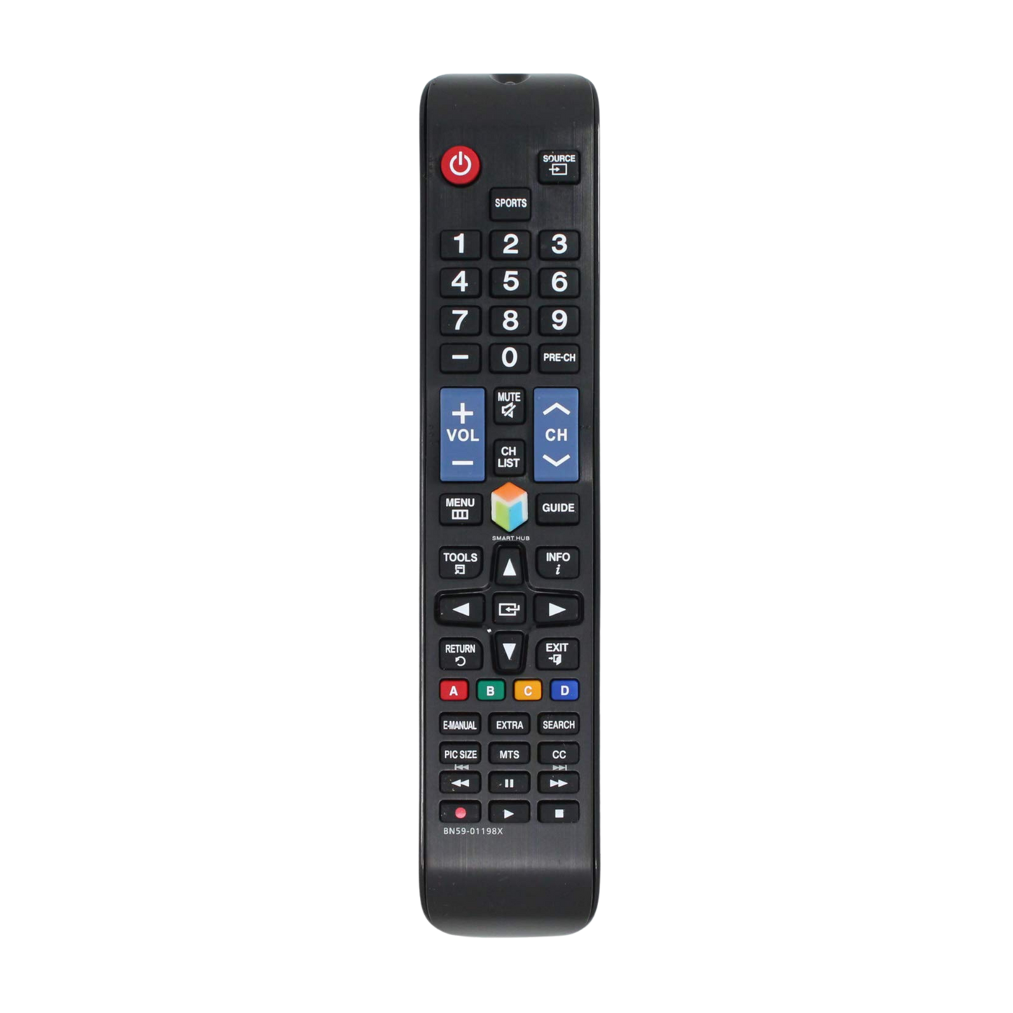 Samsung RM-185 LCD LED TV Remote Control Compatible Replacement