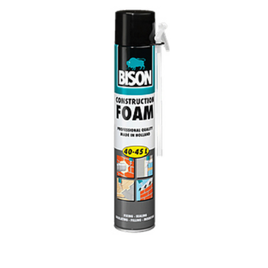 700ml Bison Construction Foam – Aerated, 40–45L  Expanding Capacity