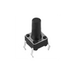 12.5 mm -Pin Vertical Tactile Micro Switch – Compact  Push Button Type