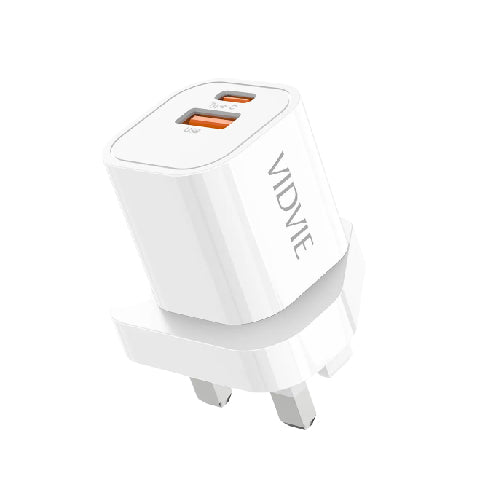 Vidvie PLB155 GaN Type-C and USB Fast Charger Compact & Powerful 33Wd (T27049)