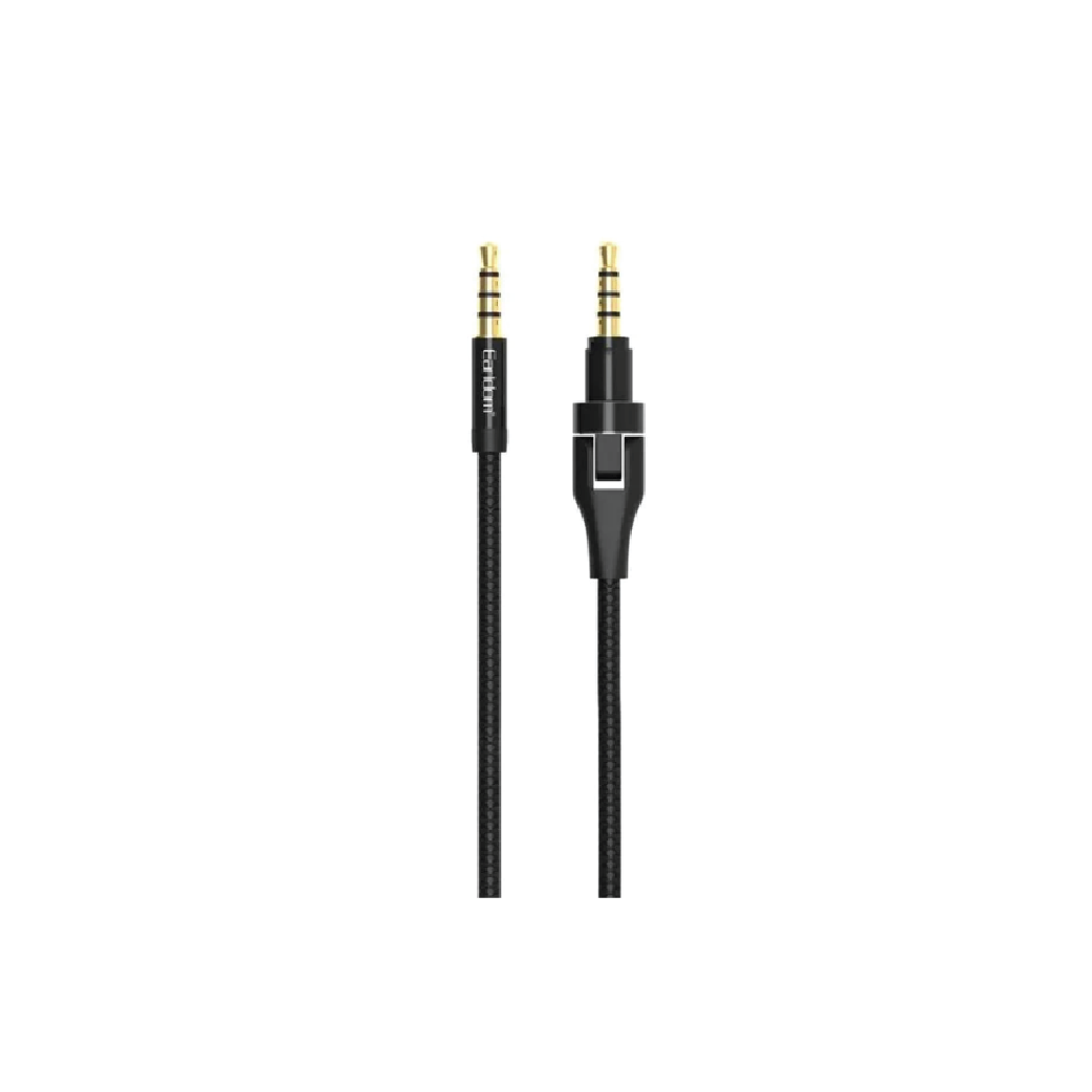 Earldom ET-AUX44 1.2M 3.5mm AUX Audio Cable –  90° Bendable Stereo Jack for Car & Mobile Devices