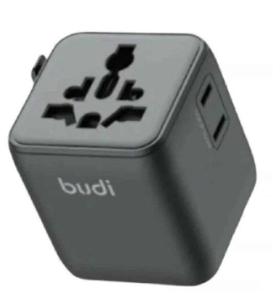 Budi AC362B Global Travel Socket ConverterUniversal Multi-Plug Adapter for Worldwide Use