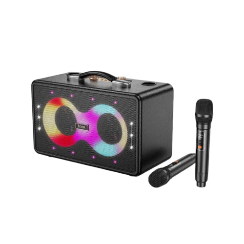 Hoco HA8 Ave Wireless Karaoke Speaker with Dual Microphones Portable Bluetooth (SN) - Alqamarshop